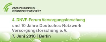 Herausforderungen 2020: 4. DNVF-Forum Versorgungsforschung am 7. Juni