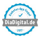 Prüfsiegel für Diabetes-Tagebuch-App