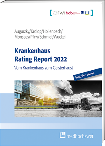 Krankenhaus Rating Report 2022: Verbesserung der wirtschaftlichen Lage der Krankenhäuser 2020 durch Pandemie-Hilfen 